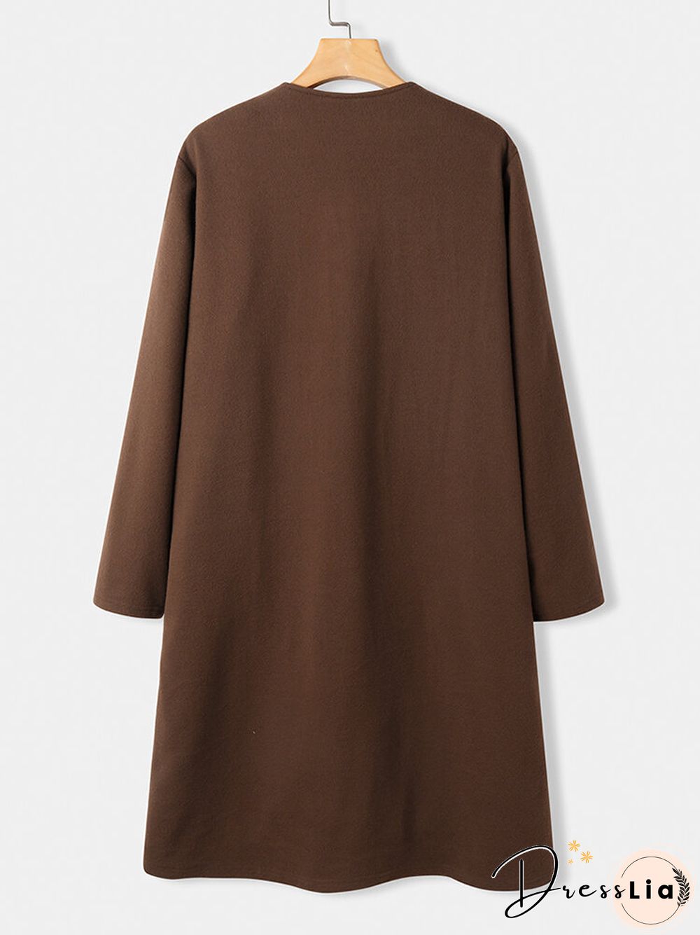 Vintage Flower Print Long Sleeves Casual Coats For Women