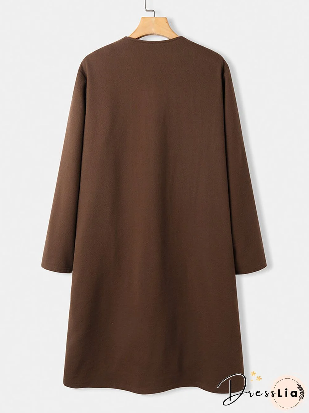 Vintage Flower Print Long Sleeves Casual Coats For Women