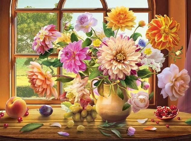 

Roses Bouquet – Paint By Numbers - 40*50CM, 501 Original