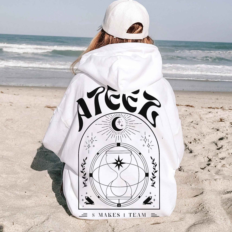 ATEEZ World Tour The Fellowship : Break the Wall In Asia Slogan Hoodie