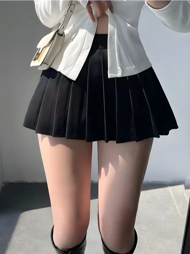 Brownm Tennis Mini Skirt