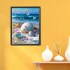 (Multi-Style)Beach Starfish and Shells-11CT Stamped Cross Stitch 40*50cm/15.75*19.69in