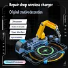 Red Alert Repair Bay Robotic Arm Wireless Charger
