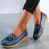 Women&lsquo;s Flat Loafer Ballet Leather Breathable Casual Shoes