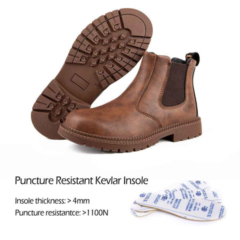 Kevlar Puncture Resistant Chelsea Work Boots