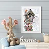 11CT Bird House - Counted Cross Stitch - 40*56cm/15.75*22.05in