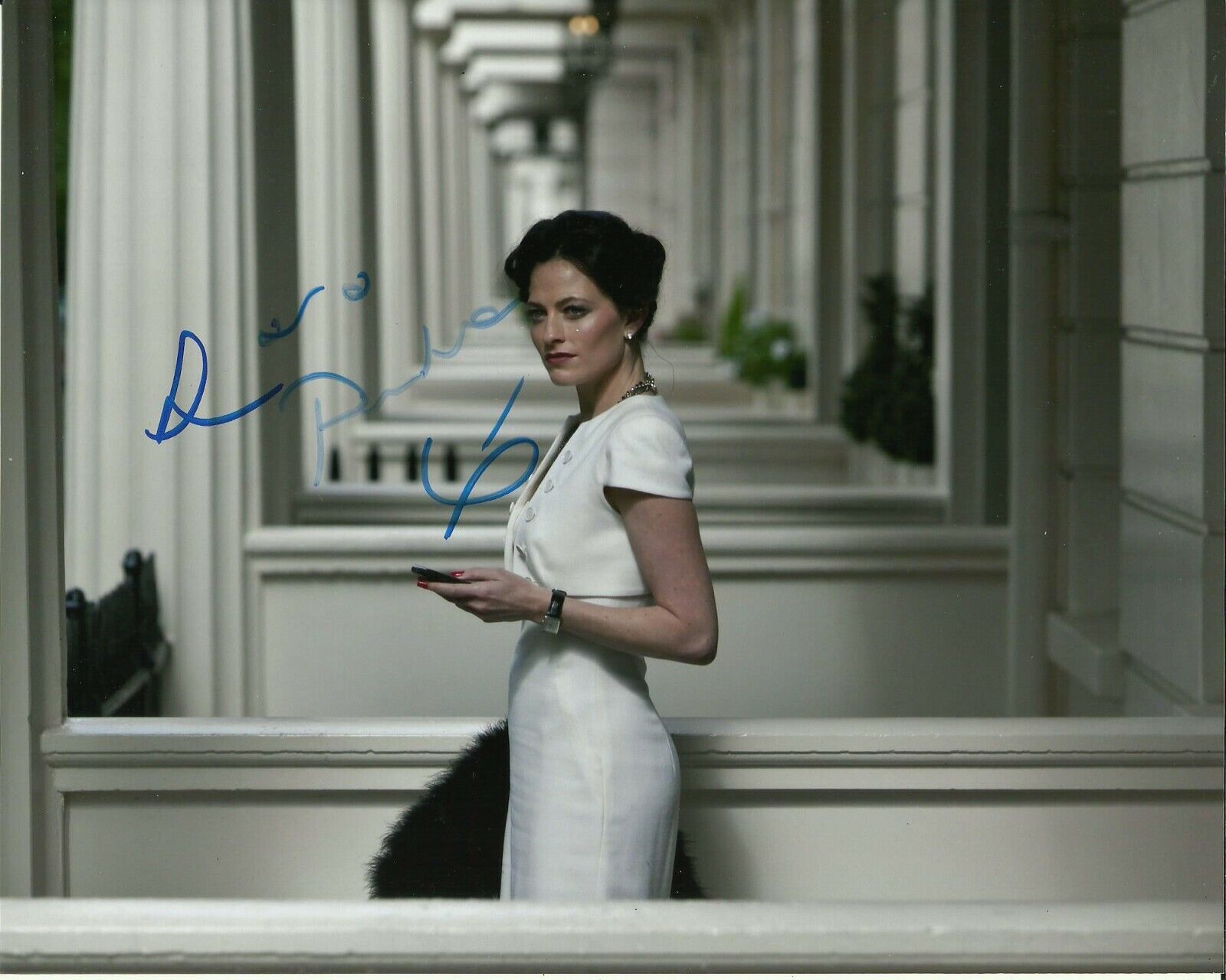 LARA PULVER SIGNED SHERLOCK Photo Poster painting UACC REG 242 (1)