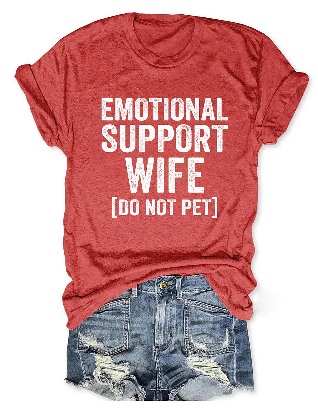 Emotional Support Wife Do Not Pet T-Shirt