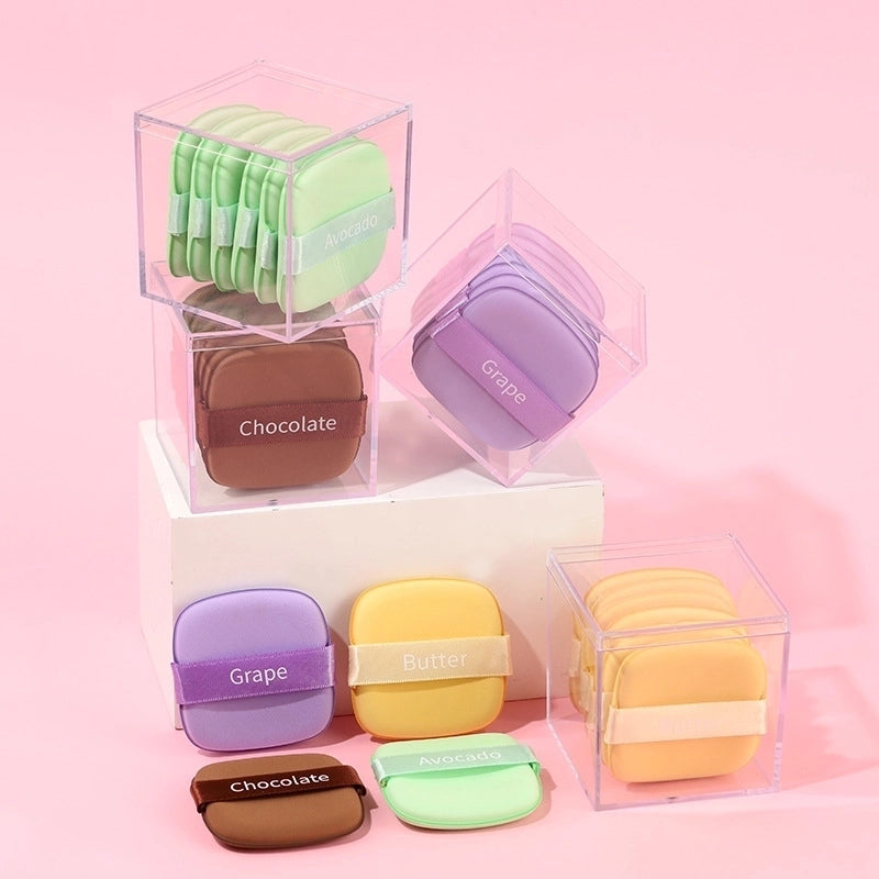 Minimalist Solid Color Pur Makeup Cotton Pad 1 Piece 1 Set