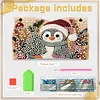 Xmas Penguin DIY Pearl Diamond Painting PU Cover Tissue Holder Kit Pearl Art Painting Decoration for Home & Gifts