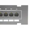 12/24 Ports Network Tool Kit CAT6 Patch Panel RJ45 Networking Wall Mount Rack