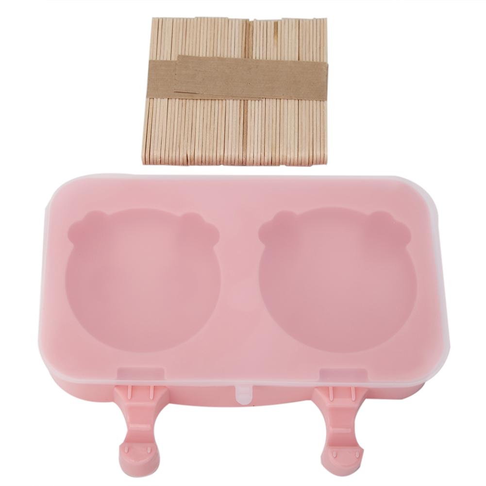 

2 Shapes DIY Ice Cream Pink Silicone Mold - Baking, 501 Original