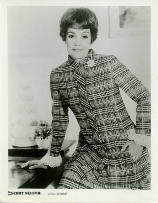 Jane Wyman 1972 Original 7x9 TV Press Photo Poster painting