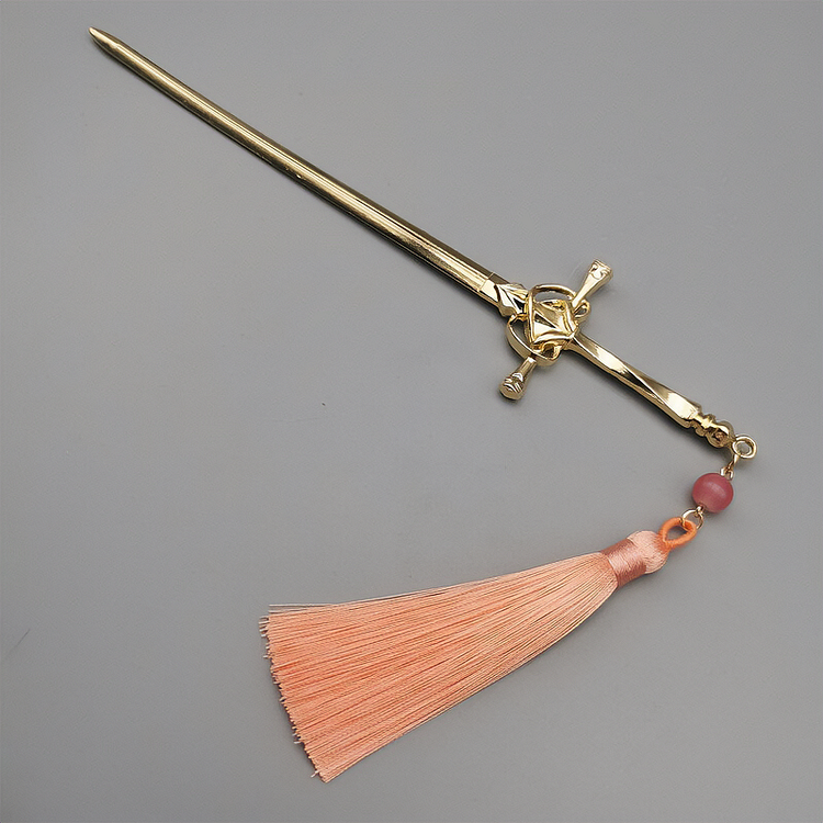 Tassel Handle Sword Hair Sticks - Gotamochi Kawaii Shop, Kawaii Clothes
