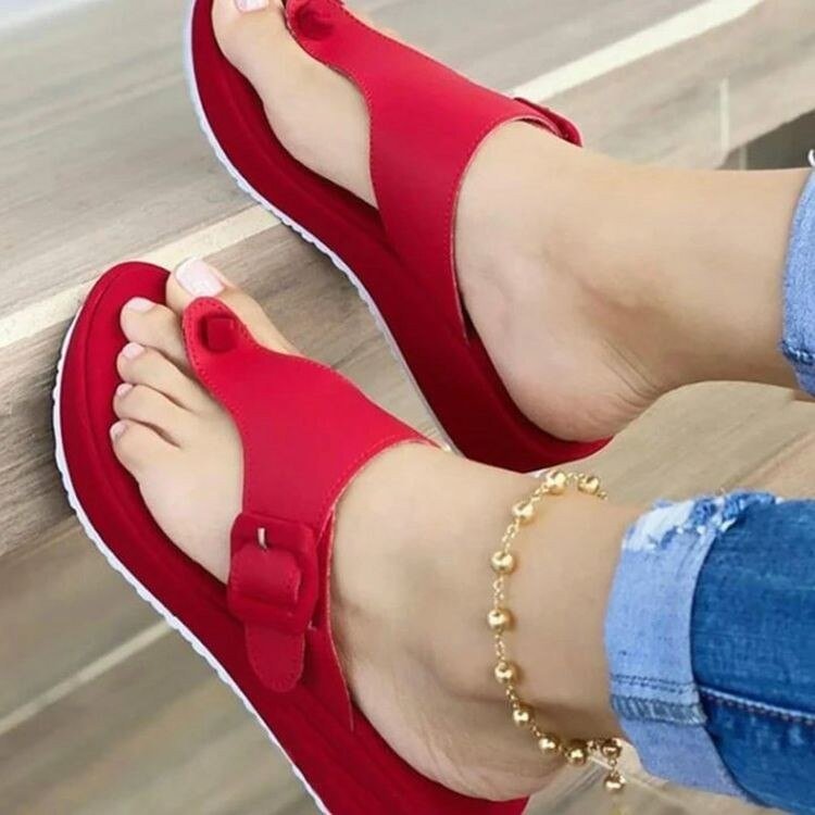 Sandal Woman Summer 2021 Casual Beach Slippers Platform Slippers Female Large Size Flat Sandals Comfort Flats Leopard Sandals