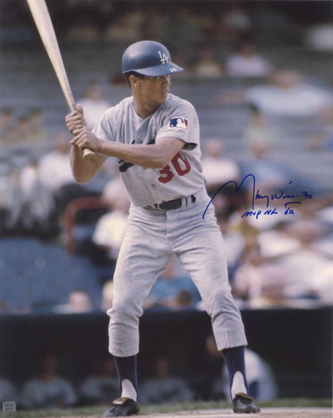 Maury Wills signed autographed 16x20 Photo Poster painting! Dodgers! AMCo Authenticated! 7312