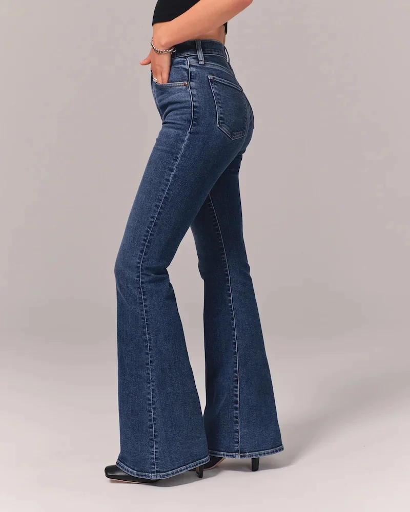 Summer 2023-Ultra High Rise Stretch Flare Jeans