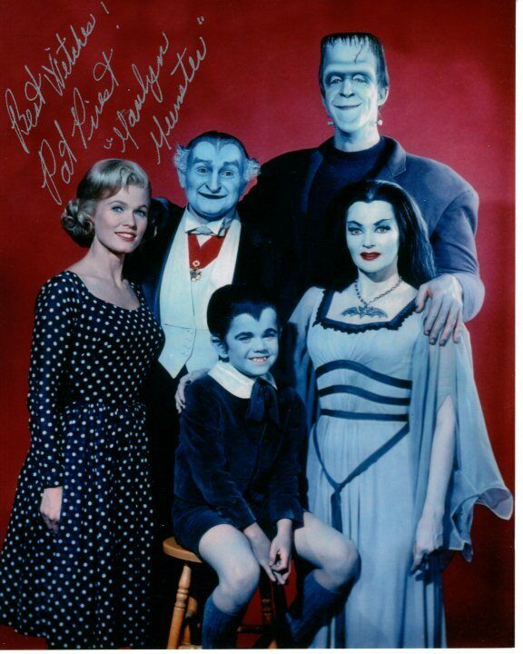 PAT PRIEST Signed Autographed THE MUNSTERS MARILYN Photo Poster painting