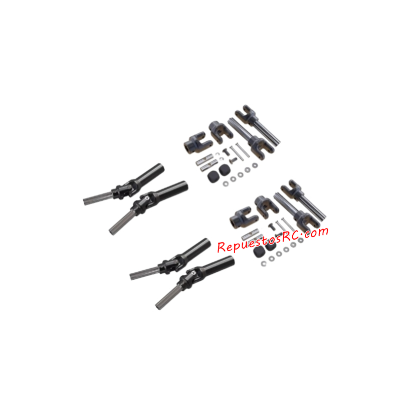 PD RACING TK10 Piezas de Actualizaci&oacute;n Eje Deslizante Met&aacute;lico