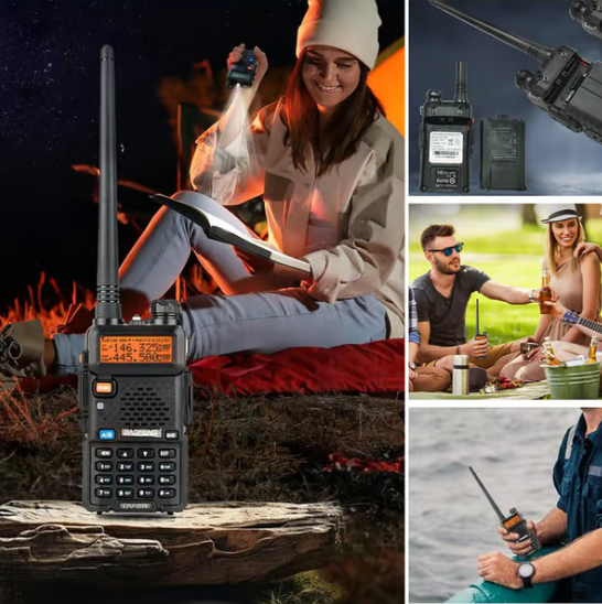 Versatile High-Power Handheld Radio Walkie Talkie