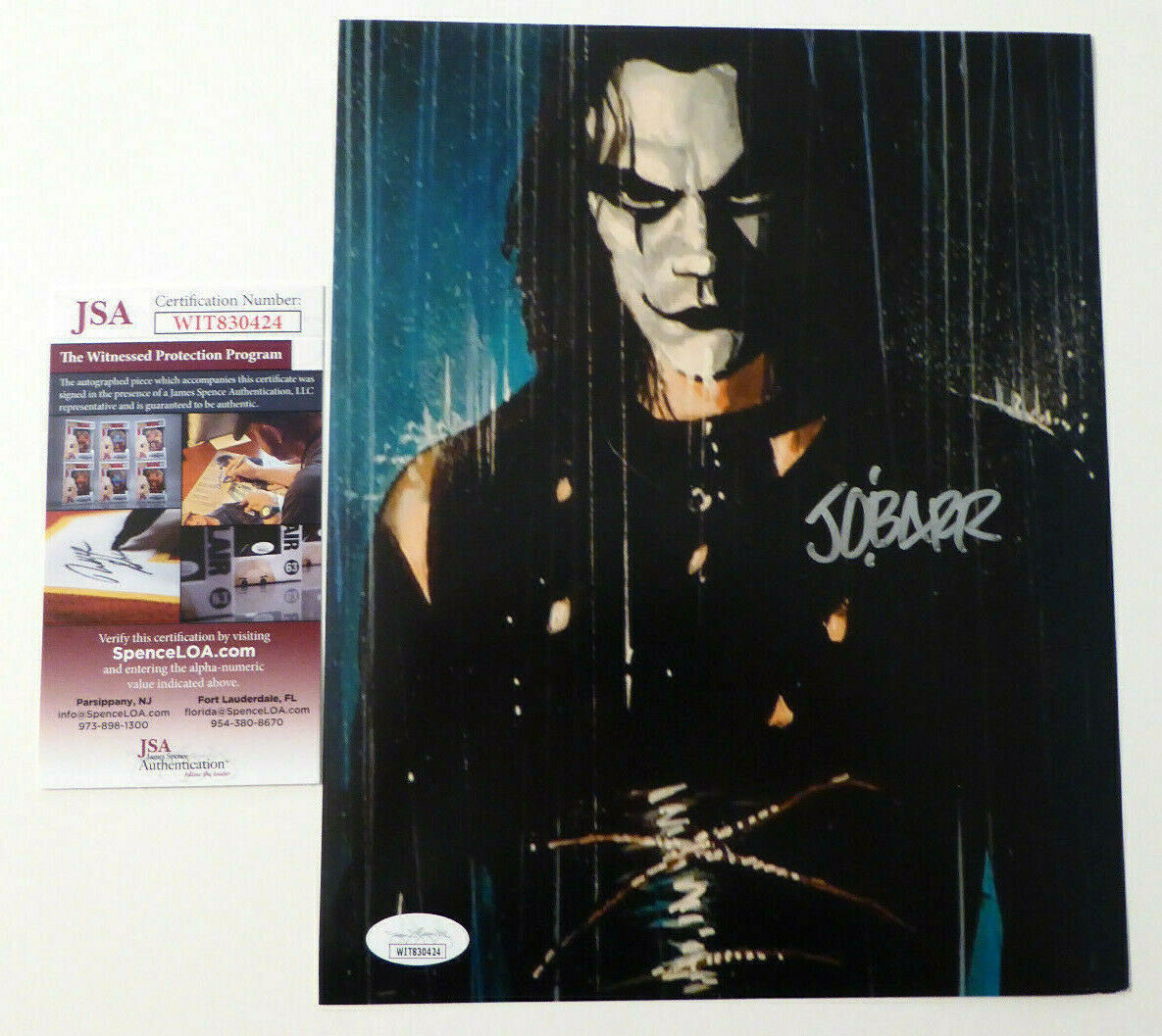 James O'Barr Authentic Signed 8x10 Photo Poster painting Auto, Eric Draven, The Crow, JSA COA