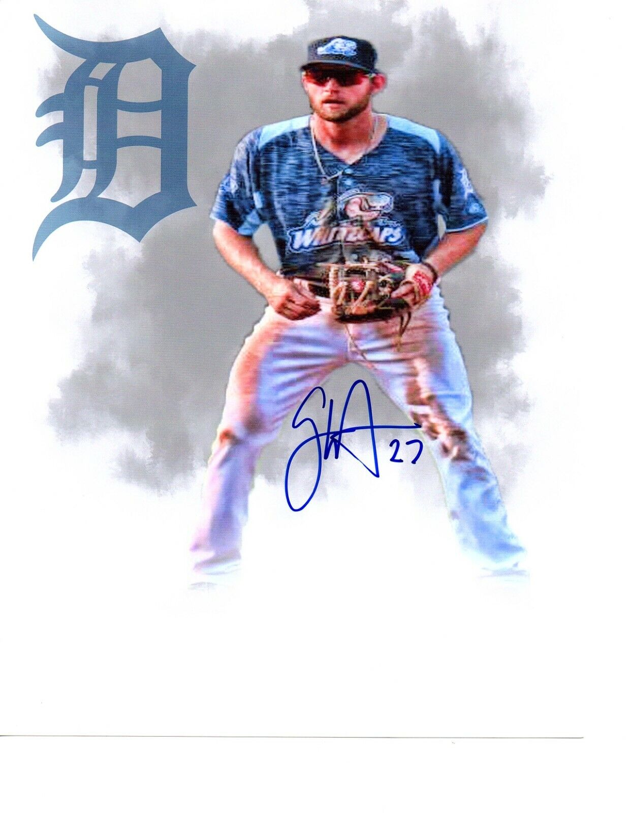 Gage Workman Detroit Tigers prospect autographed signed 8x10 baseball Photo Poster painting ASU