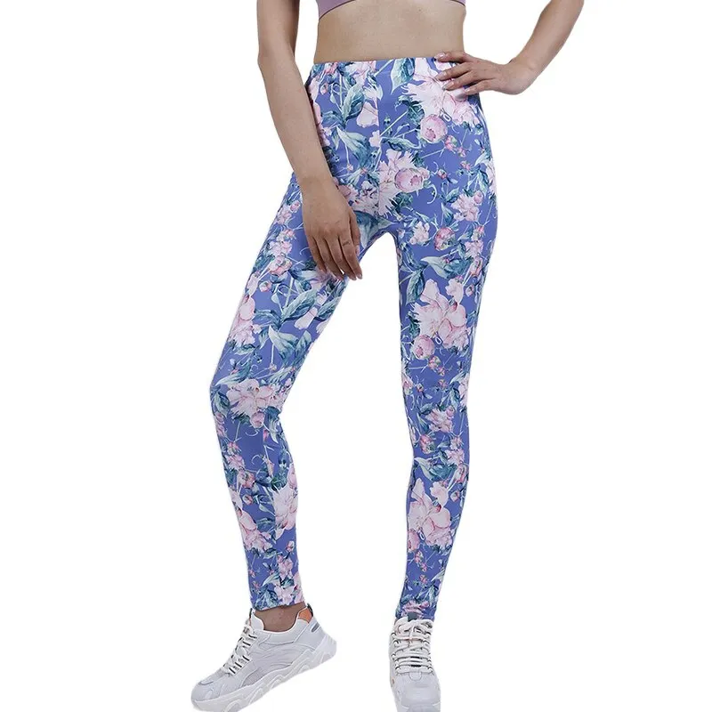 CUHAKCI Gradient Legging Women Trousers Athletic Yuga Pants Push Up Leggins Fitness Gym Sport Running High Waist Workout