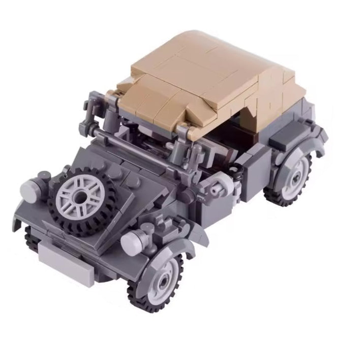 WW2 German Kubelwagen Utility Vehicle Custom Military MOC Minifigure Bricks monstertoys