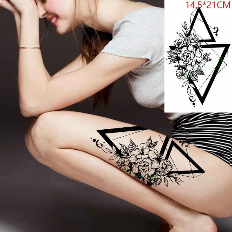 Waterproof Temporary Tattoo Sticker Skull Head Cross Letter Big Size Body Art Flash Tatoo Fake Tatto Stickers for Girl Men Women
