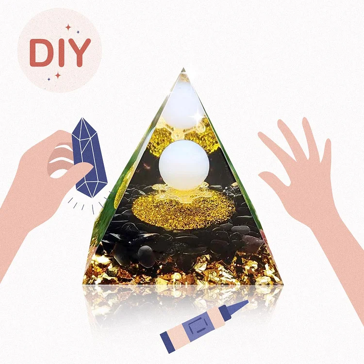 DIY🌟: The Sun that Never Sets Orgone Pyramid (Material package)