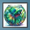 Diamond Painting-DIY Full Round Drill Betta Fish(40*40CM)