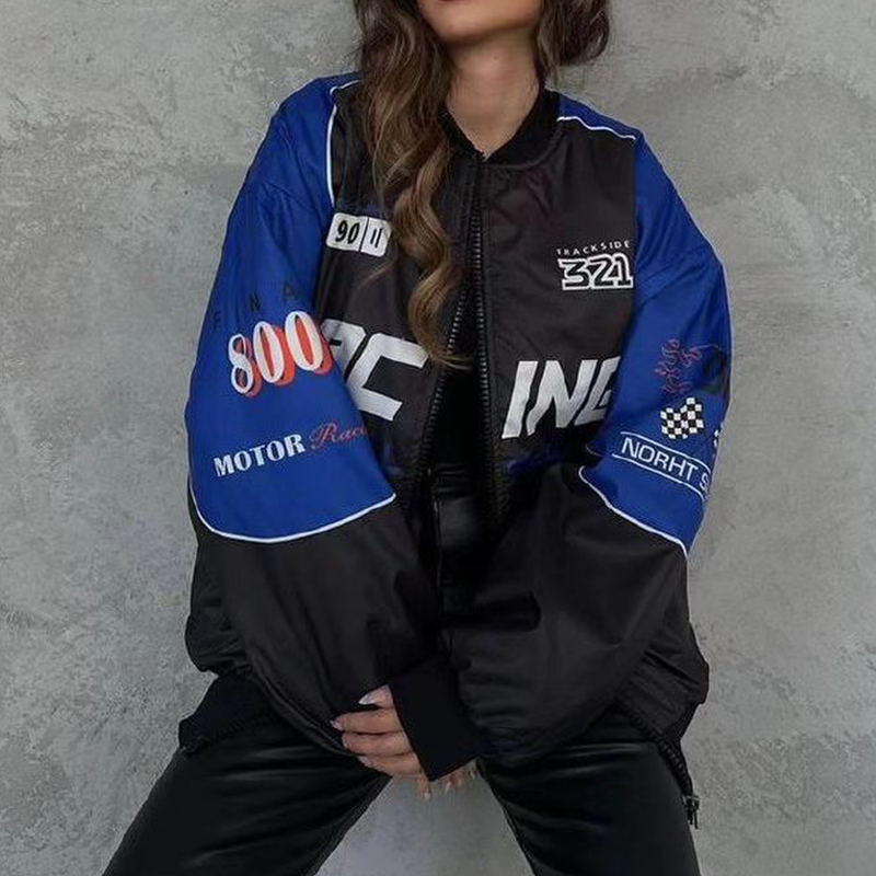 Women's Oversized Street Racing Jacket