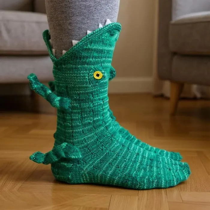 Hughug 3D Knit Animal Socks