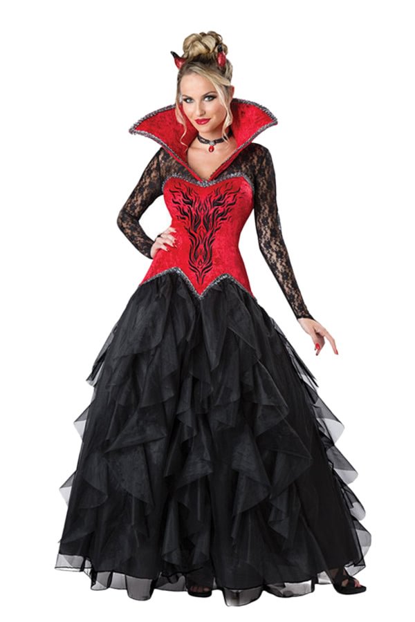 Adult Deluxe Vampire Queen Costume-elleschic