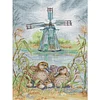 Wild Duck Full Stamped Cross Stitch 14CT 2-Strand 31x43cm Backstitch