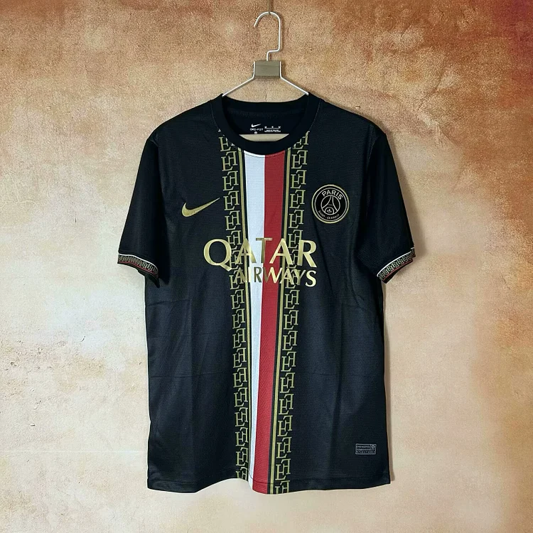 2025-26 Paris Special Edition Black and Gold Nike-Jersey-Fan Edition