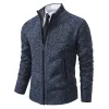 2023 New Autumn and Winter Men's Knitted Sweater Zipper Jacket