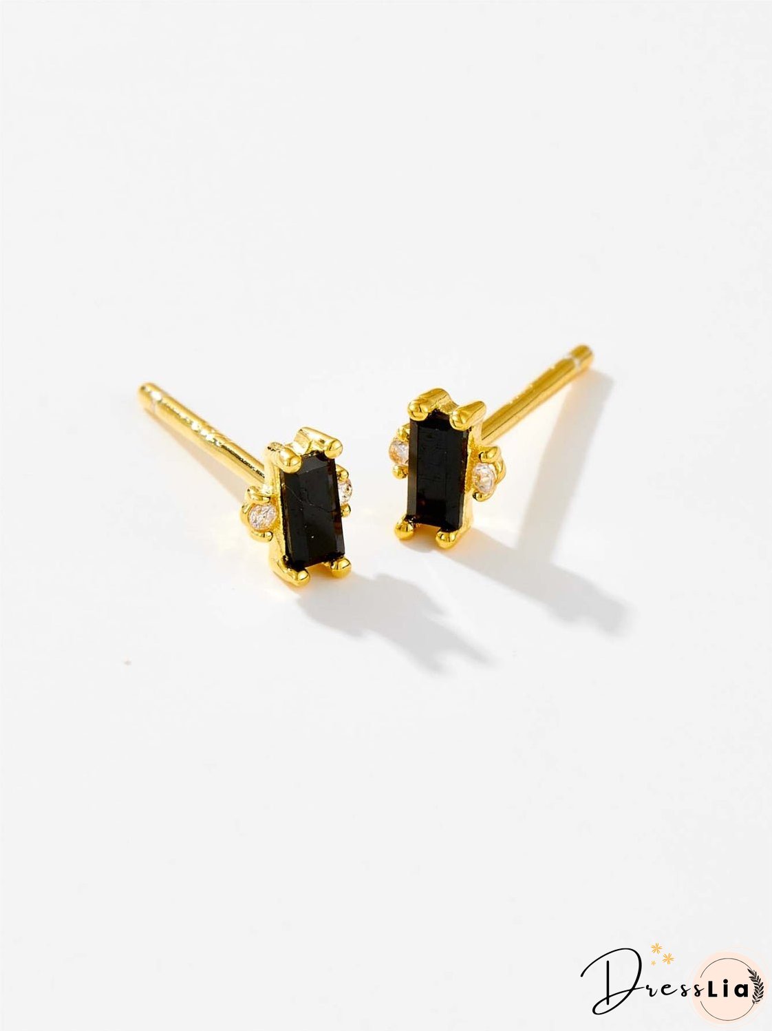 925 Sterling Silver Zircon Stud Earrings