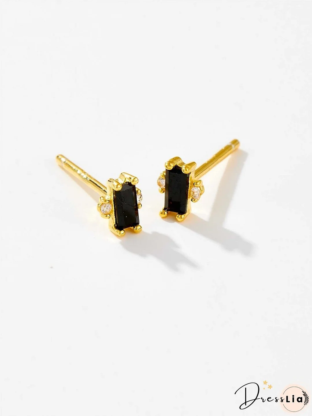 925 Sterling Silver Zircon Stud Earrings