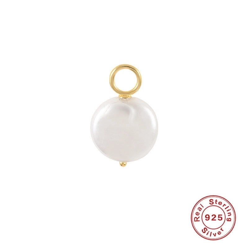 1 Piece 10mmKS115067-Z Sterling Silver Zircon Geometric Pendant Jewelry Accessories