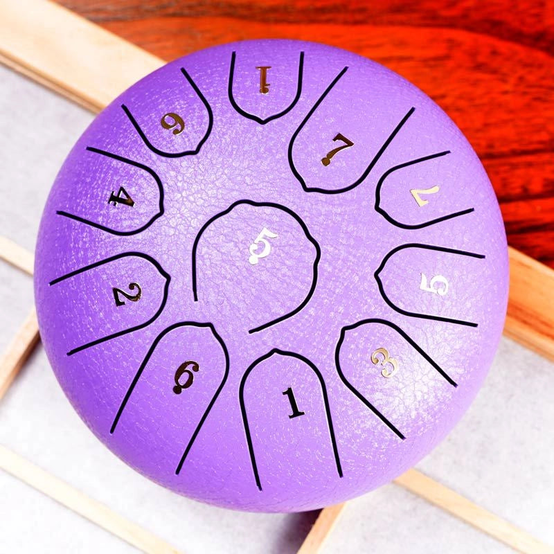 Ethereal Drum Number Solid Color Carbon Steel Toys