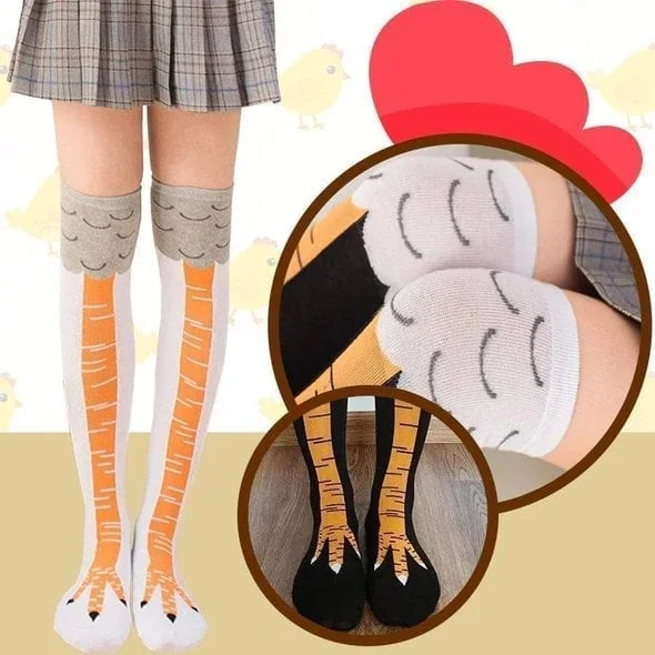(🌲Early Christmas Sale- SAVE 48% OFF)Chicken Legs Socks--buy 5 get 3 free (8 pairs)