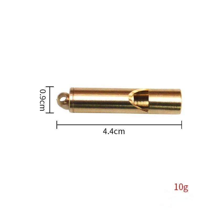 Brass Outdoor Survival Whistle