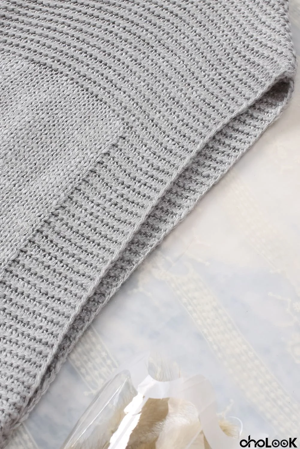 Basic Gray Vest Cardigan Sweater