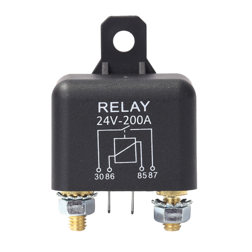 24V 100A/120A/200A High Current Relay Continuous Type Starting Relay Heavy Current Start Relay Car Truck Motor Relay