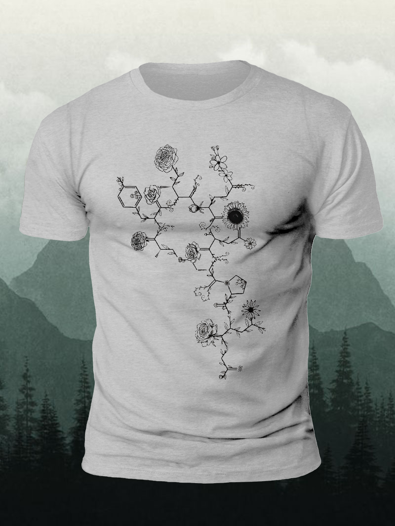 Structure of benzene Men's T-shirt in  mildstyles