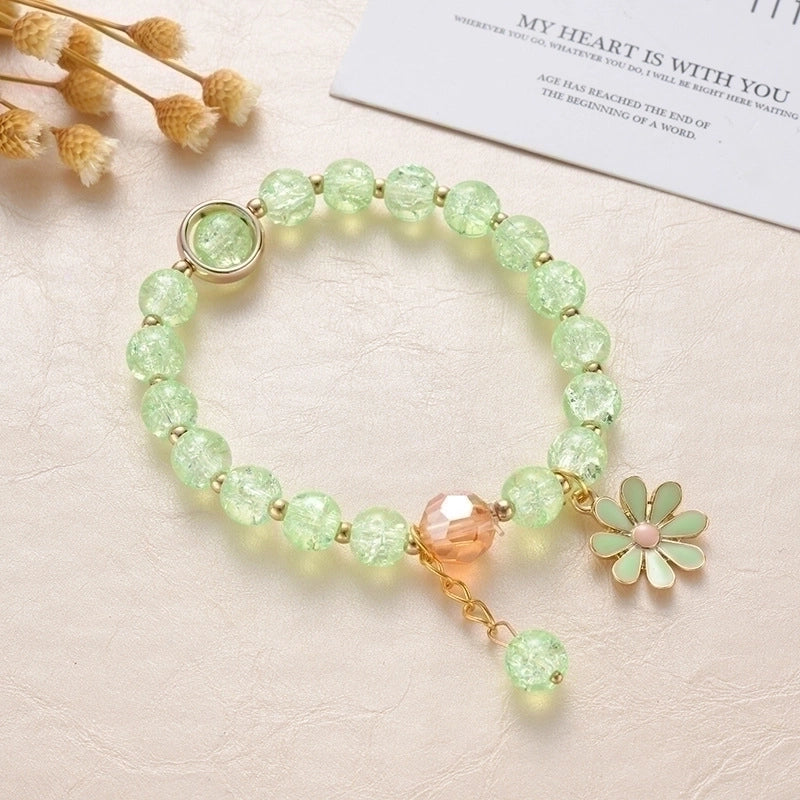 Women's Fashion Vintage Crystal Daisy Bracelet