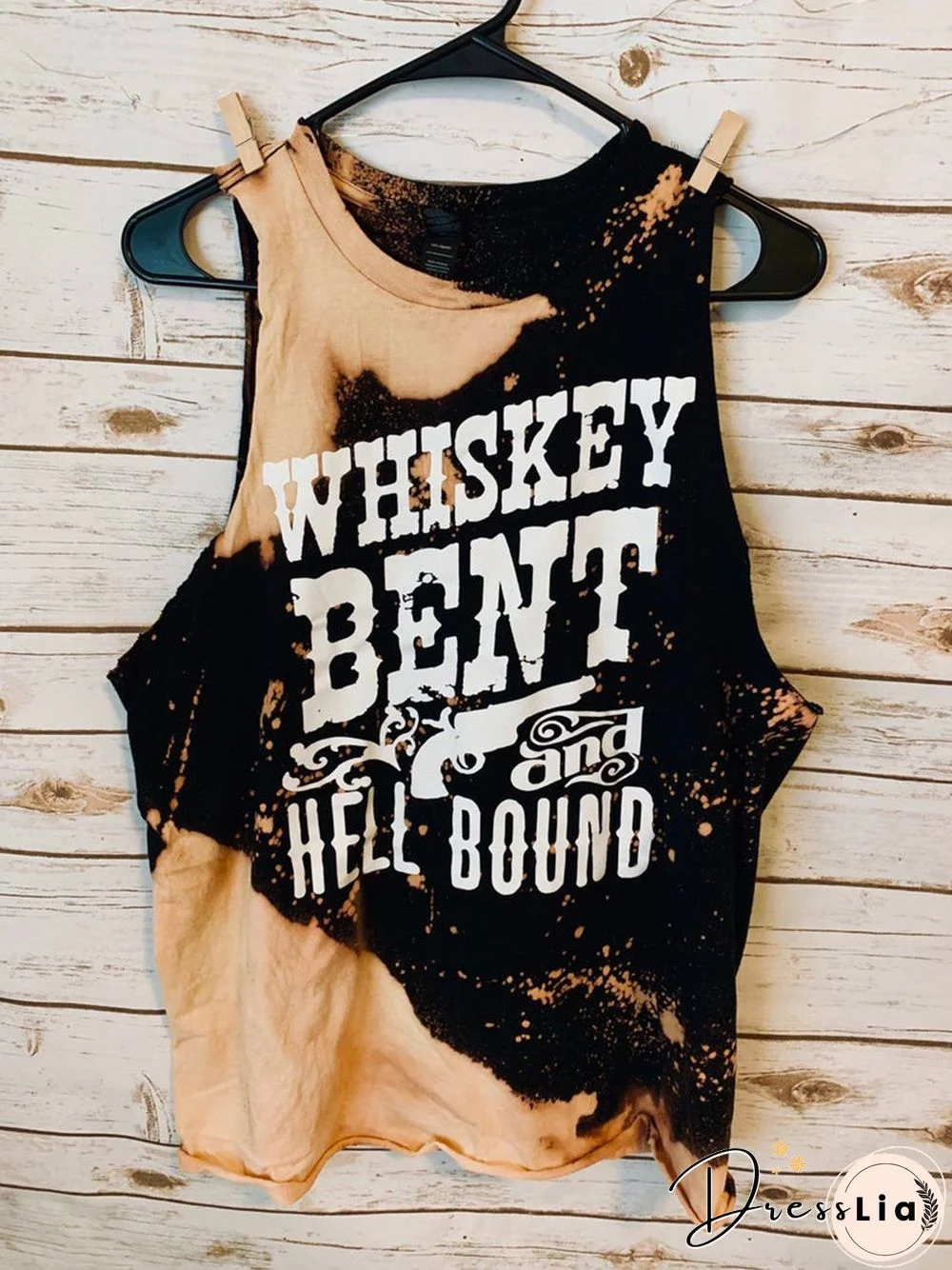 Black Casual Round Neck Letter Shirts & Tops