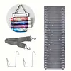 24 Compartments Vinyl Storage Organizer with 2 Hooks and 1 Hanging Straps Craft Vinyl Storage Rack for Diamond Art Painting Kits (Gray)