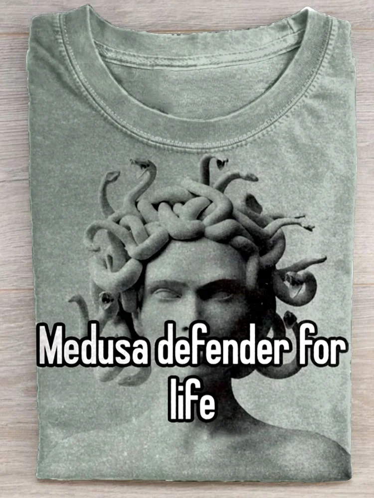 Eagerlys  Medusa Defender for Life T-shirt Eagerlys